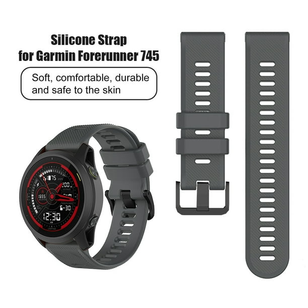 Correa de silicona para reloj inteligente Garmin Forerunner 745