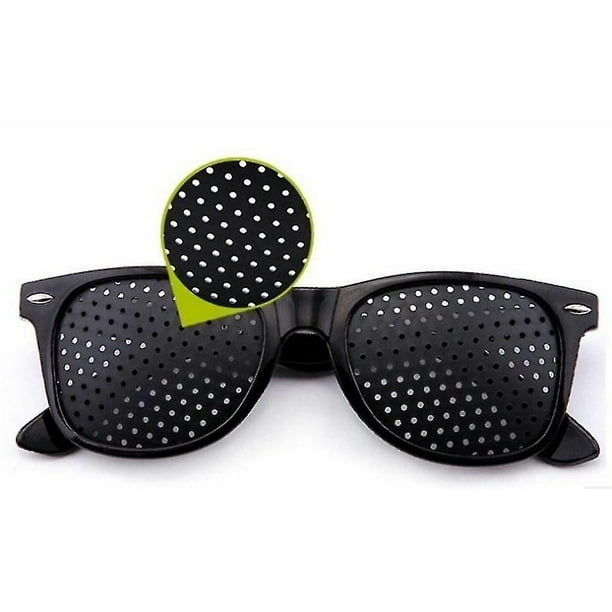 Gafas estenopeicas/gafas estenopeicas compatibles con el entrenamiento  ocular y la relajación en un juego de 2, Grid Glas