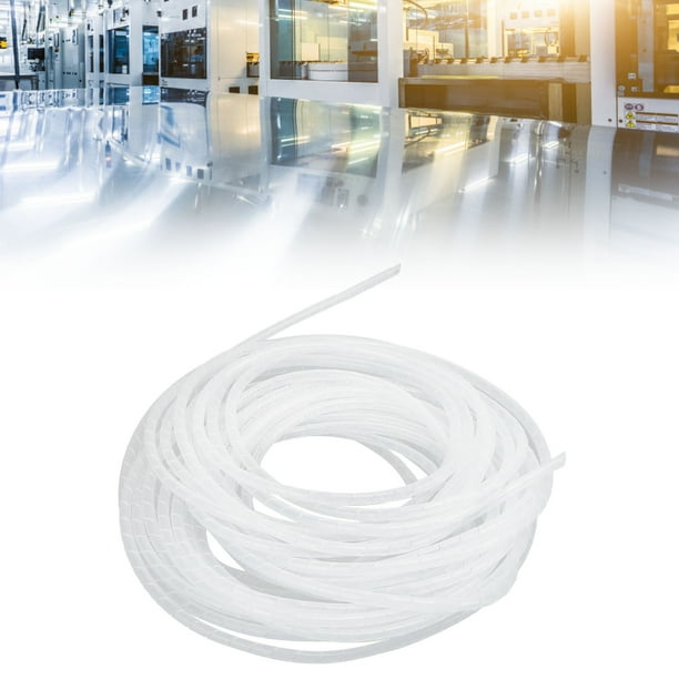 Espiral Flexible Organizador Cables 10 Metros 15mm Diámetro