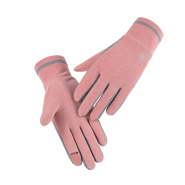 BUCSDG 4 pares de guantes para mujer, para clima frío, mejorados, para  pantalla táctil, antideslizantes, suaves, elásticos, térmicos, guantes de