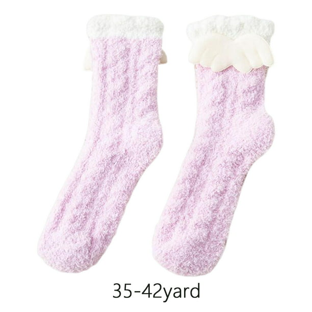 Calcetines de invierno para mujer, cálidos, gruesos, suaves,  antideslizantes, para nieve, para interiores, hogar, calcetines de piso