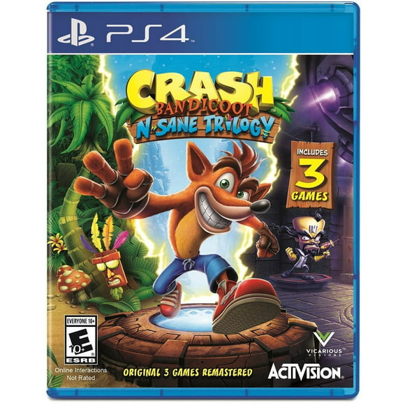 crash bandicoot n sane trilogy  playstation 4 playstation 4 juego fisico