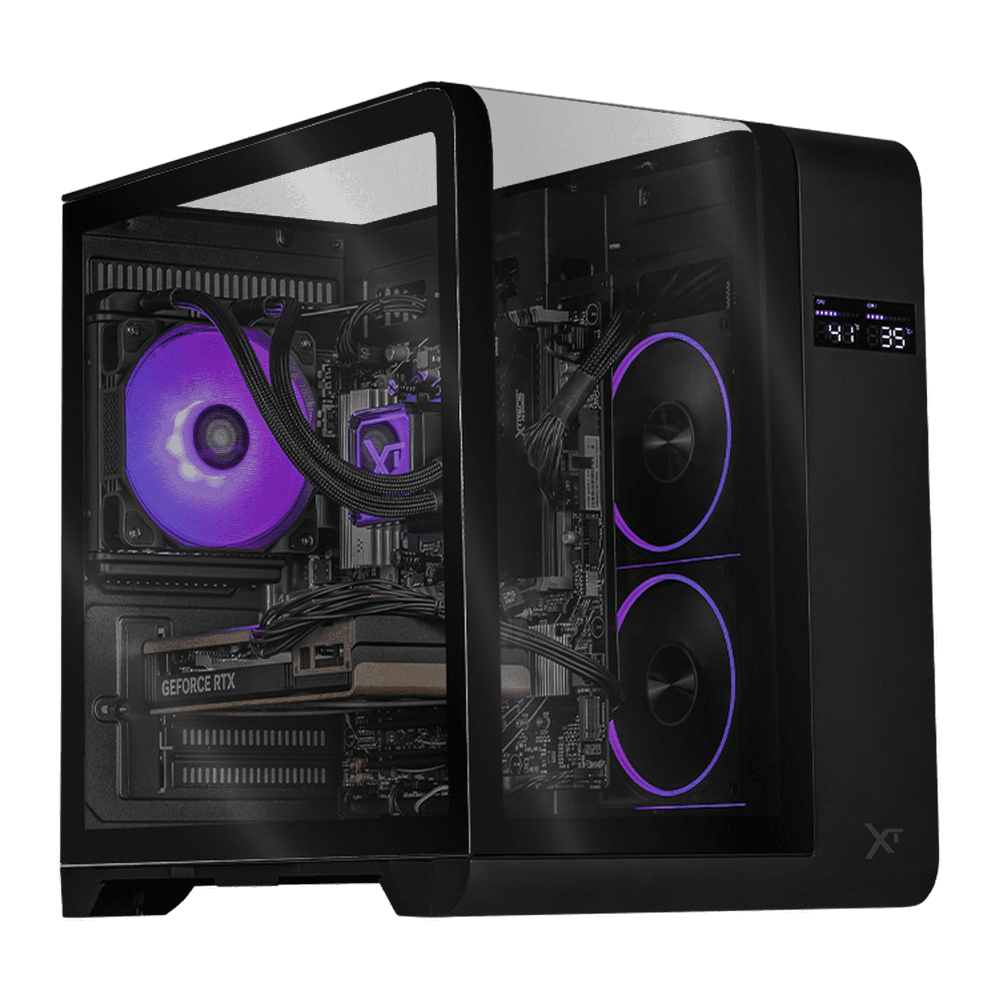 Pc gamer xtreme pc gaming nvidia geforce rtx 5060 amd ryzen 7 9700x 16gb ddr5 ssd 1tb sistema liquido wifi black gaming 1080p, estudios y multitarea