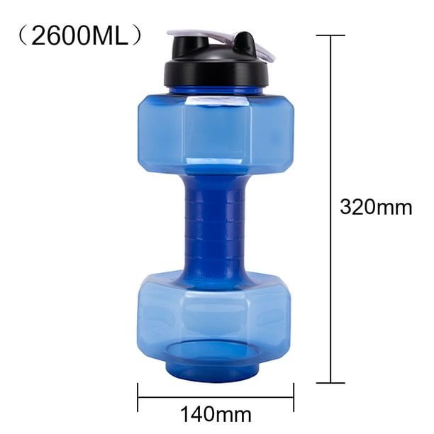 Botella de Agua Mancuerna Dumbbell Water Bottle For Gym Fitness Sports  Outdoor
