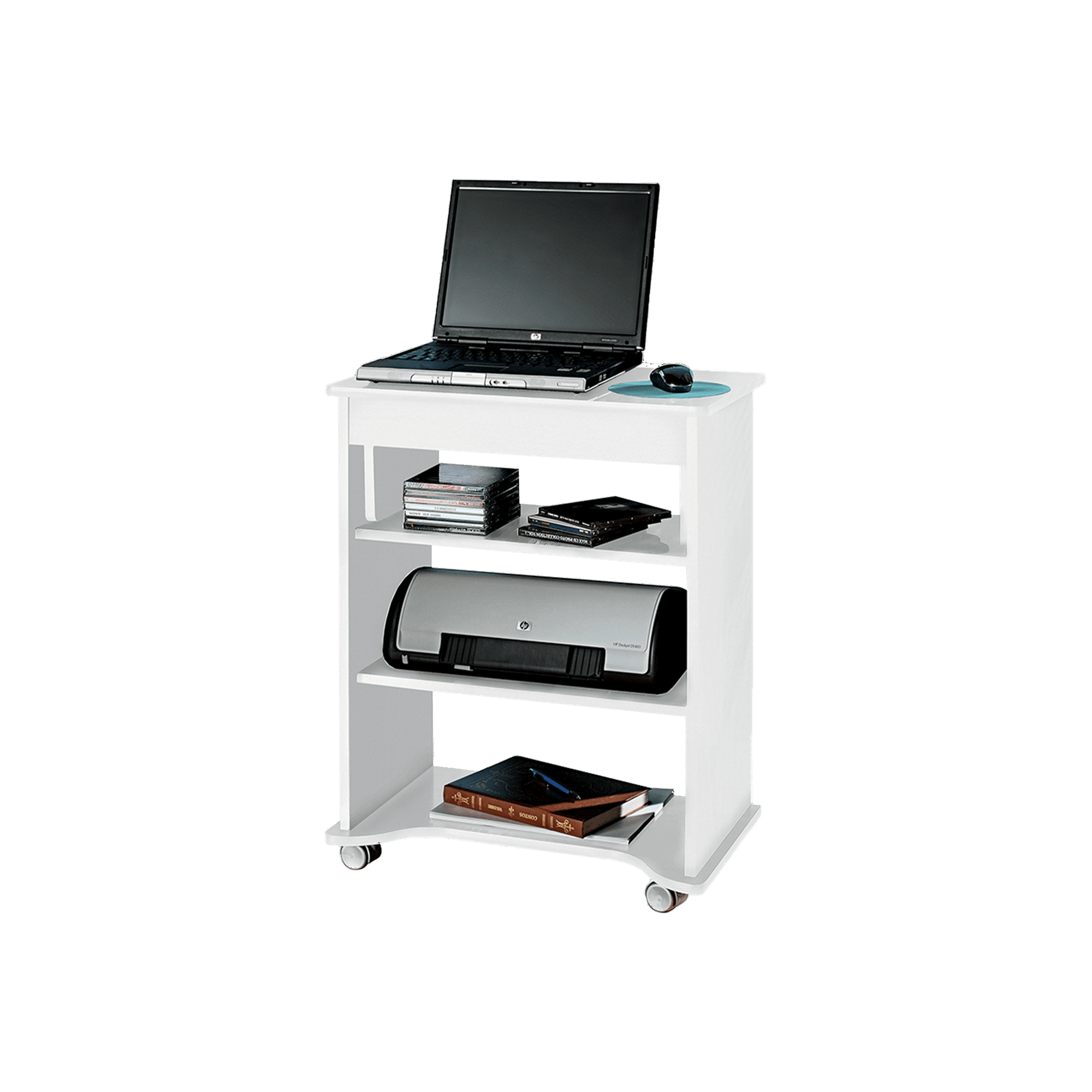 Escritorio bertolini portatil blanco moderno