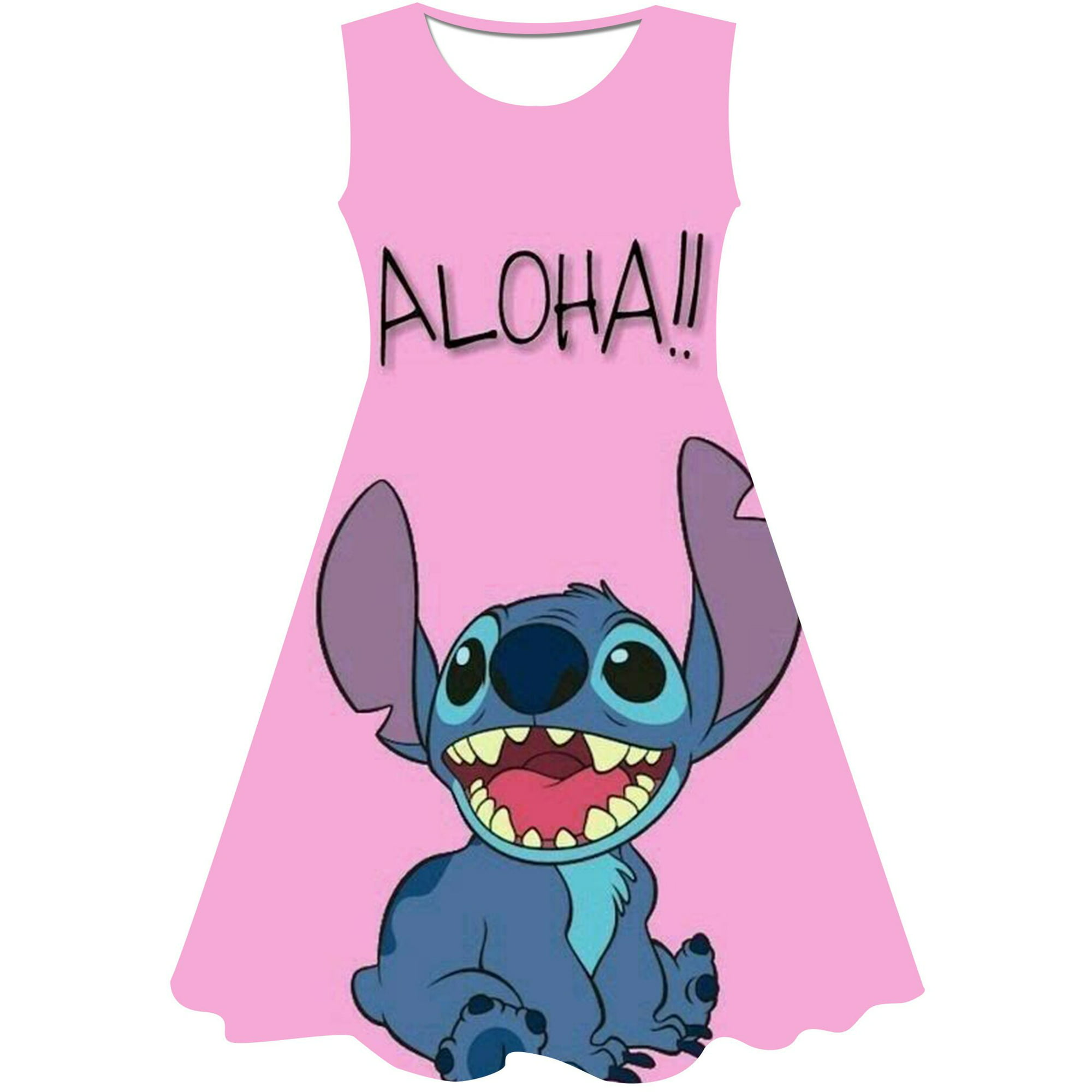 Disney Lilo Stitch - Camiseta sólida para niña de 4º cumpleaños