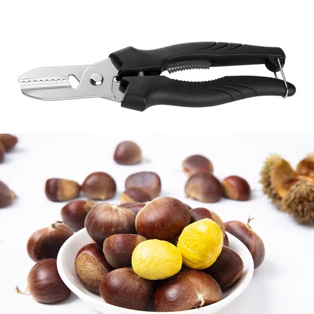 1 Pieza Abre-nueces Para Castañas, Pinzas Para Nueces, Cortador De Frutos  Secos Con Multifunción, Tamaño Universal, Negro, Herramientas De Cocina,  Cosas De Cocina, Moda de Mujer