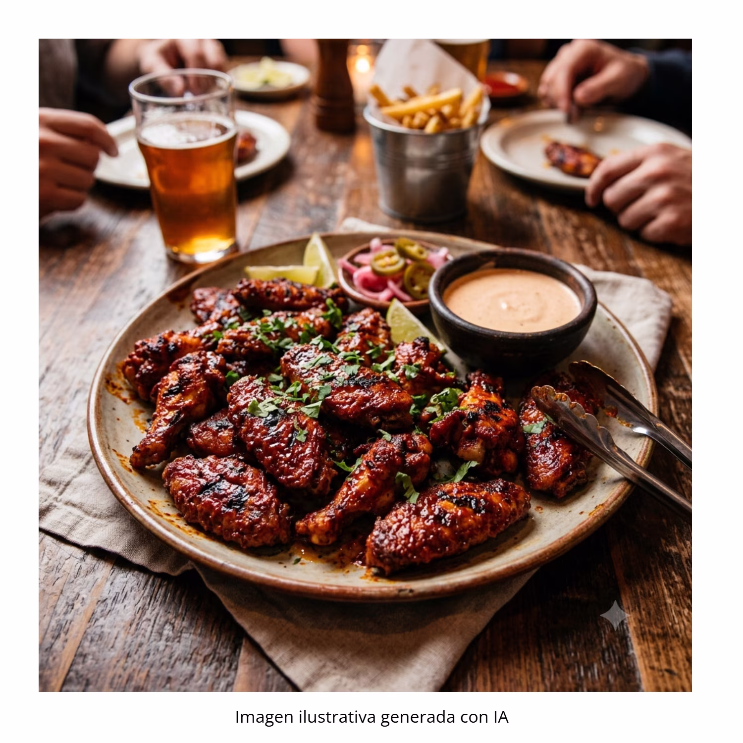 thumbnail image 4 of Alitas de pollo adobadas por kg  peso aprox por charola 900 a 1000 g, 4 of 6