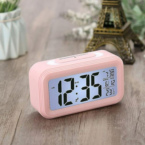 Reloj Despertador Digital Temperatura Calendario Alarma