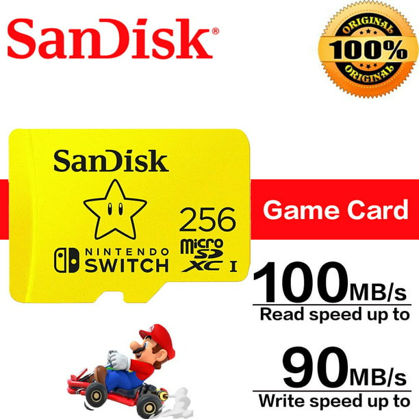 Tarjeta De Memoria Micro Sd 256 Gb Nintendo Switch