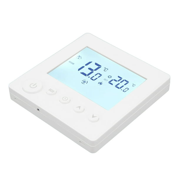  Termostato IP20 APP Controlador de temperatura de pantalla dual  AC 90-240V Termostato inteligente para calefacción por suelo radiante (sin  WiFi) : Herramientas y Mejoras del Hogar
