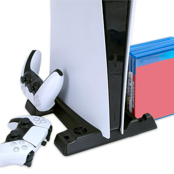 Base de refrigeración para PS5 con soporte para múltiples accesorios de la  consola Klack