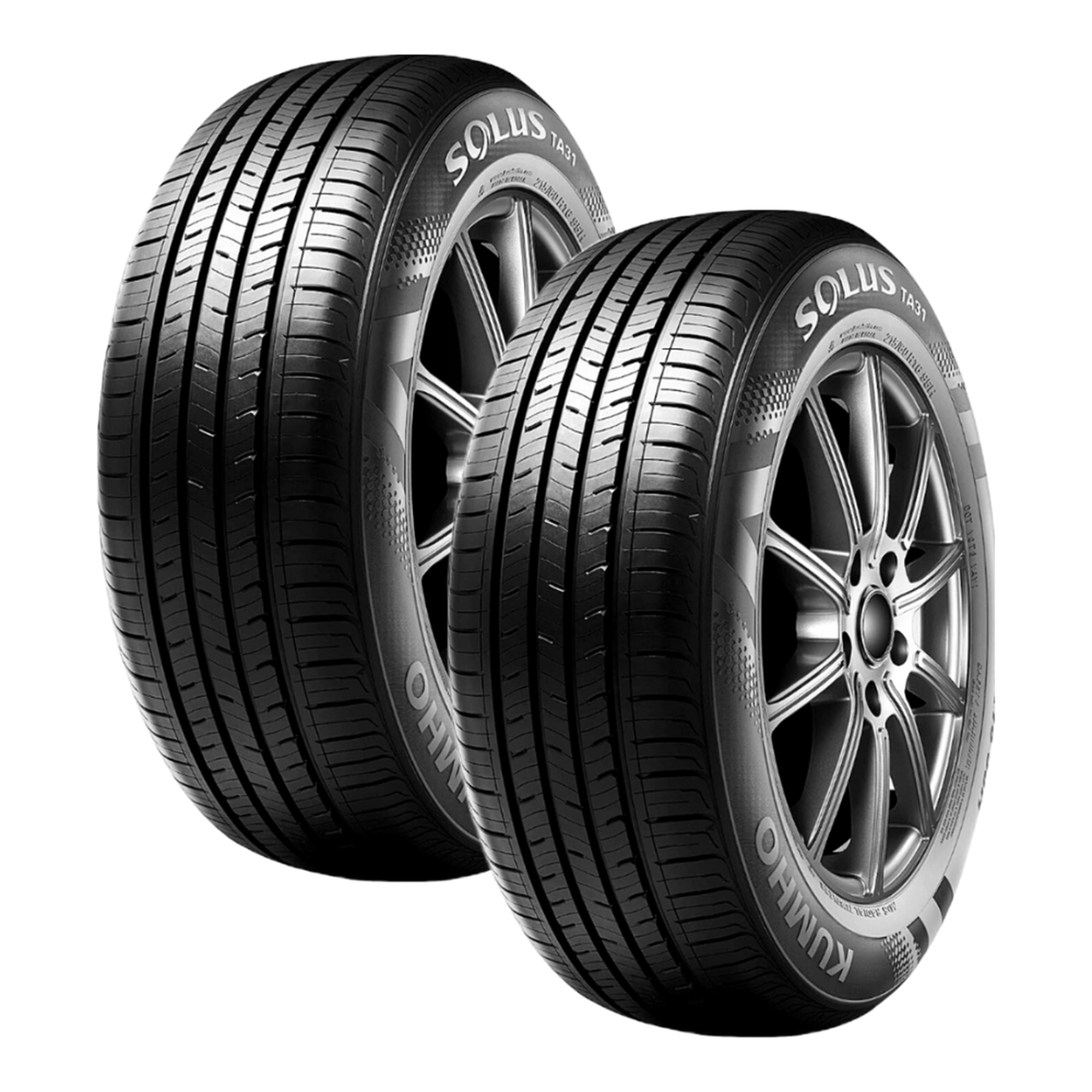 Paquete de 2 Llantas 205/60 R16 92H Kumho Solus Ta31+ | Walmart en línea