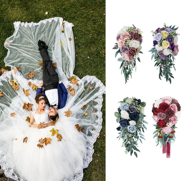  Flores artificiales, 10 flores de tela artificial de 1.5  pulgadas para vestido, ramo de boda, accesorios de joyería, broches,  producción de ropa, perfecta para bricolaje, ramos de boda, centros de mesa  