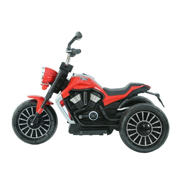 Carro Montable electrónico para niños y niñas de 2 a 5 años - Moto  eléctrica con Batería Recargable, Luces y Sonido Radio Bluetooth + USB -  Hecho de Polipropileno Resistente