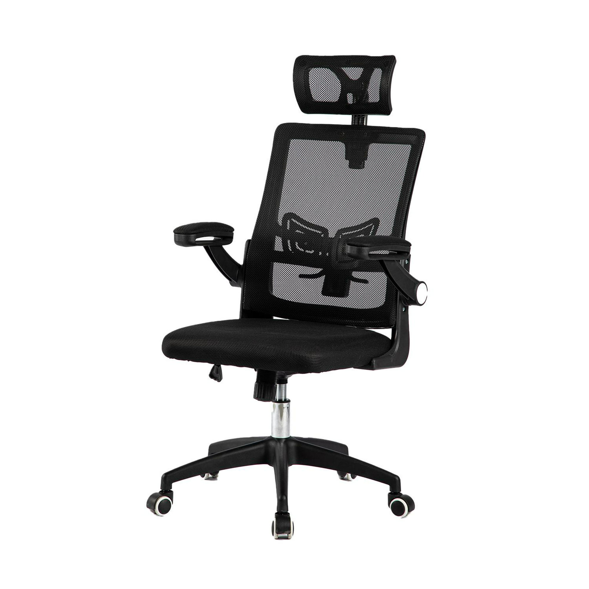 Silla ejecutiva para escritorio grande y alto de tela Nano Tech, silla de  oficina con respaldo alto con reposabrazos, moderna silla giratoria