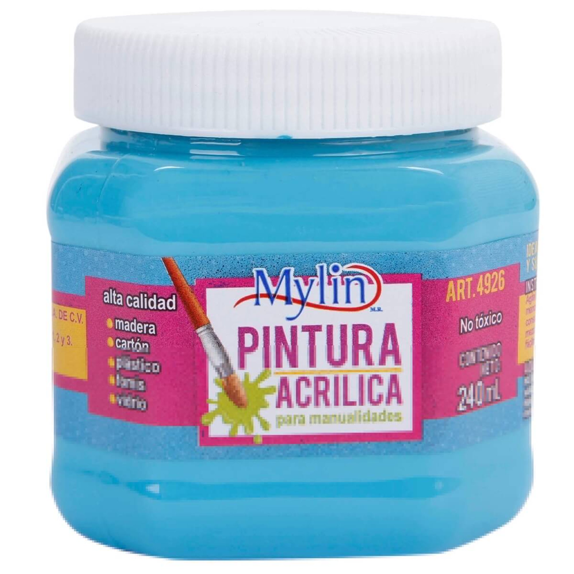 Mylin Pintura Acrílica Para Manualidades 59ml No Tóxica 1pz