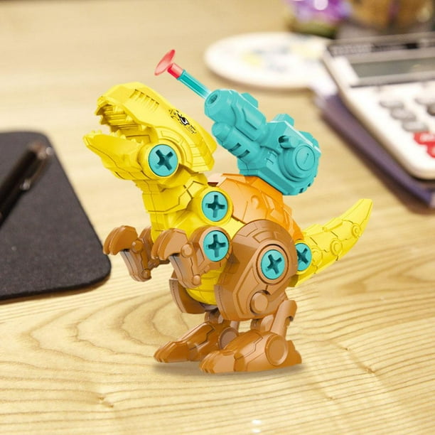 Juguete de dinosaurio robot desmontable 5 en 1 DIY juguetes de construcción  para niños de 3 a 5 años