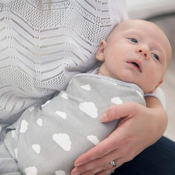 Bebé 0-3 meses manta arrullo bebé Para recién nacidos de 0 a 3 meses Manta  arrullo 100% algodón orgánico Adepaton LN-2020