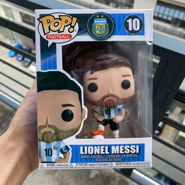 Funko POP-figuras de acción de vinilo, modelo de colección de estrellas de  fútbol, Joel, Messi #10, Messi #50, regalo de juguete, n. ° 620 BANYUO