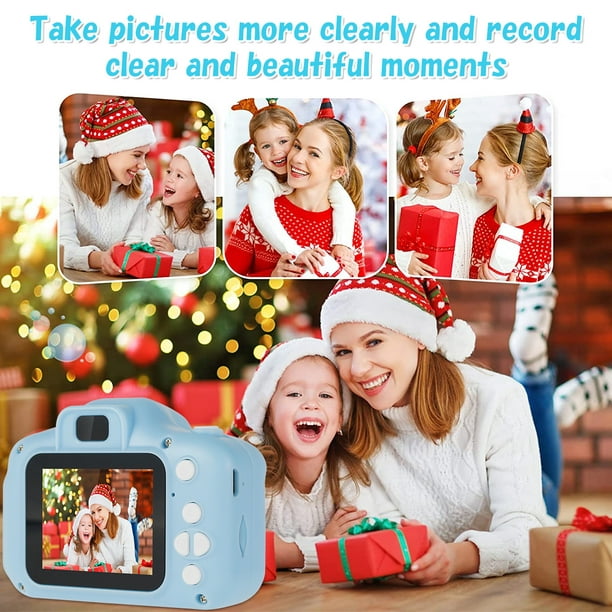 Cámara Para Niños 1080P Hd Pantalla De 2 Pulgadas Cámara Digital Para Niños  Cámara Selfie Para Niños Para Niña Niño Regalos De Cumpleaños De Navidad,  Rosa Muyoka Hogar