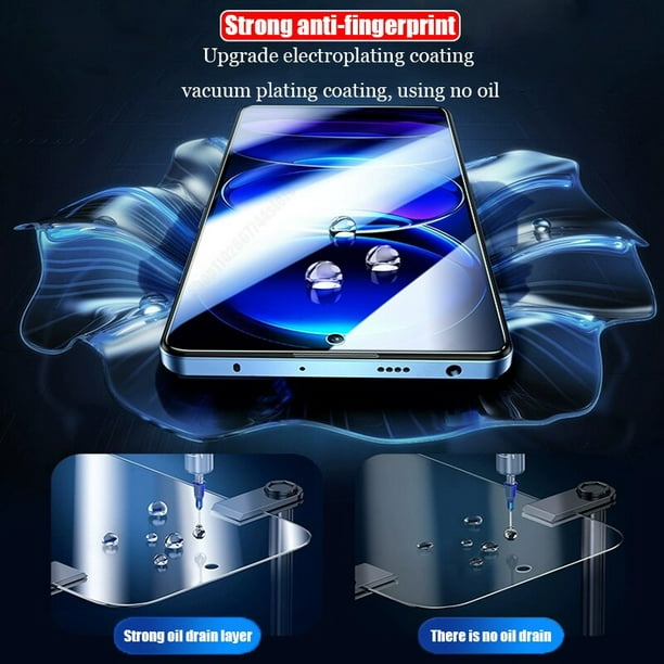 Protector Vidrio Templado Compatible con Redmi Note 12 Pro 5G HD