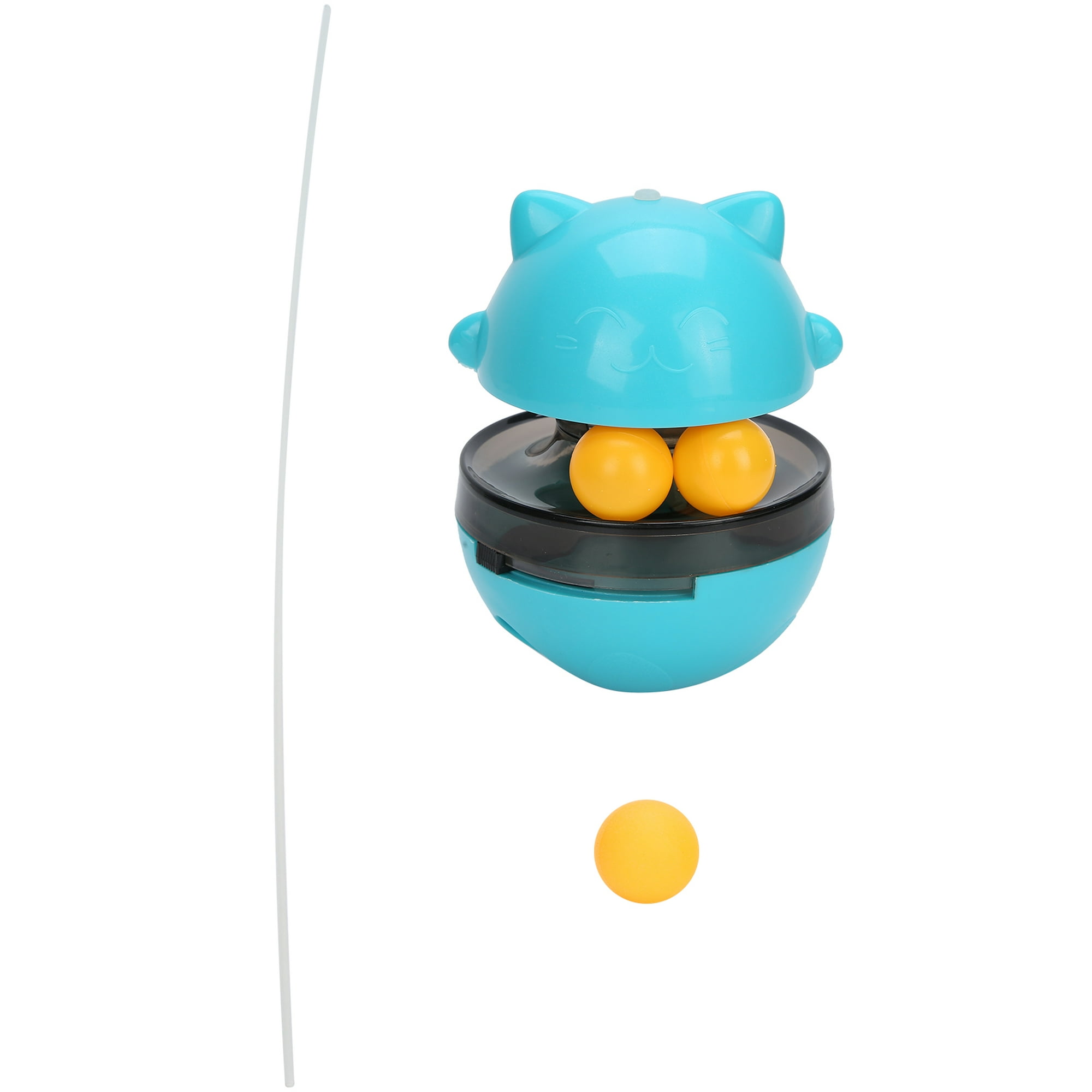 Gato brinquedo de escape dispensador de alimentos brinquedos com 360 roda  rotatable treinamento interativo exercício jogo alimentação dispositivo