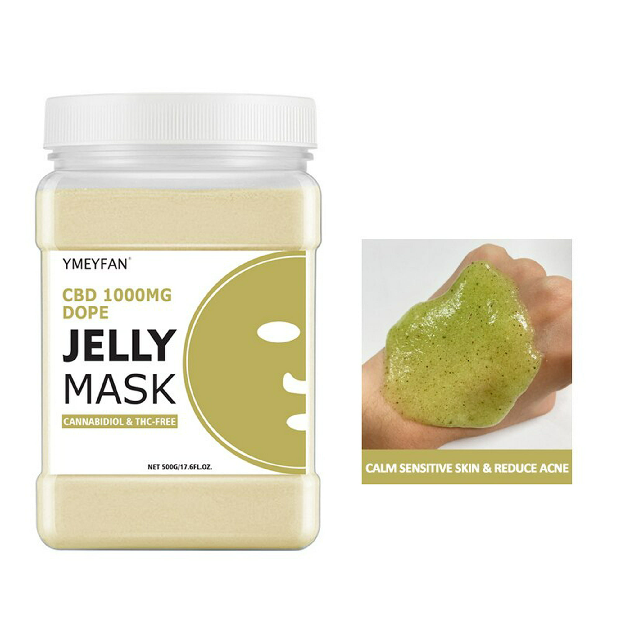 Mascarilla facial Peel Off Hydro Jelly Mascarilla facial de té verde en  polvo, mascarilla para el cuidado de la piel, mascarillas faciales de  gelatina
