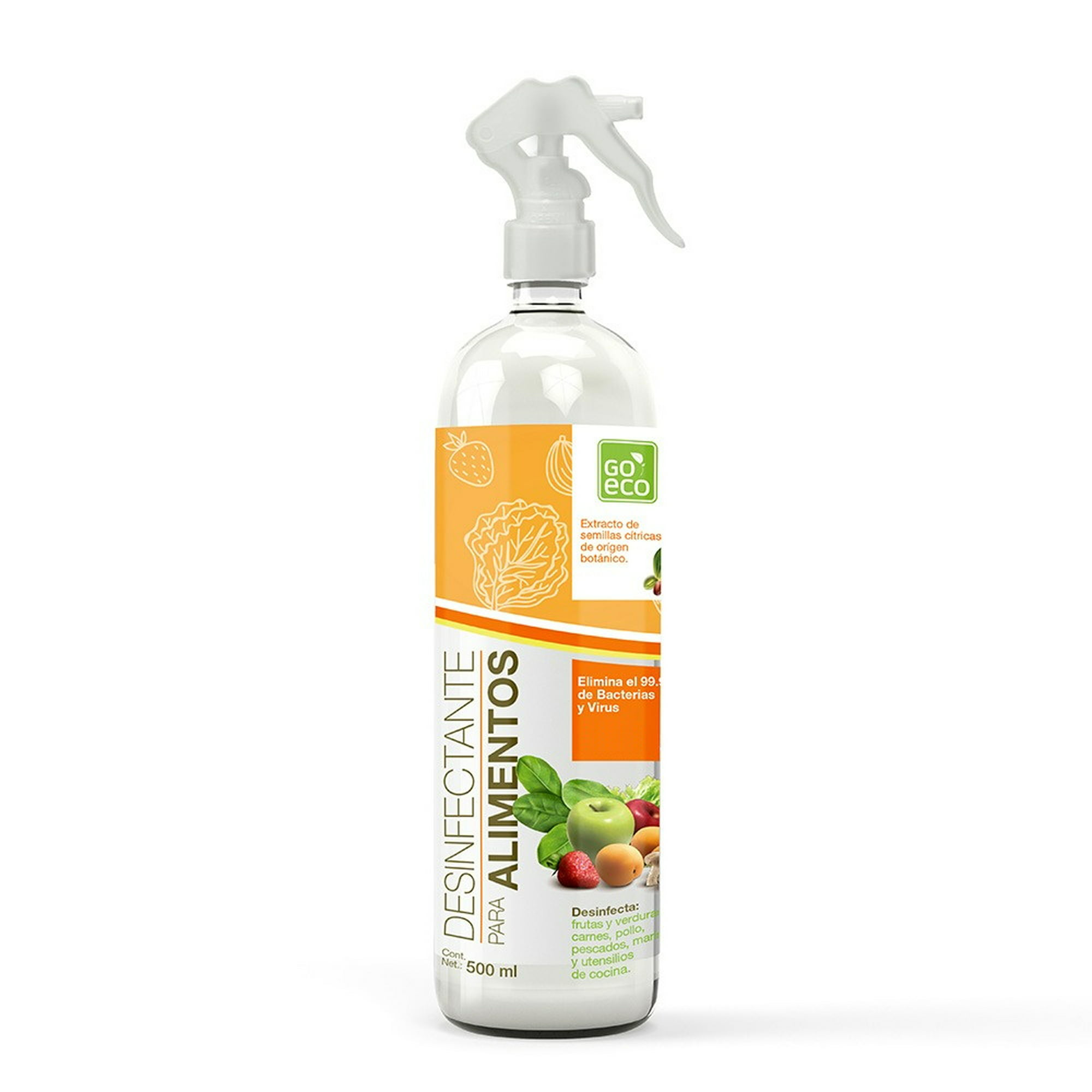 Desinfectante P/ Frutas Y Verduras 100% Natural 500ml Go Eco Go Eco  7501463200028