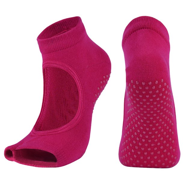 Calcetines De Yoga Sin Dedos Para Mujer Calcetines De Yoga