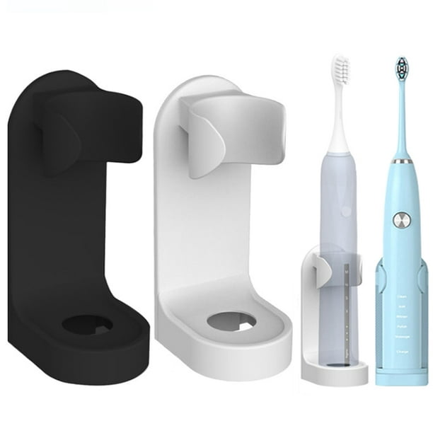 Soporte eléctrico para cepillo de dientes para baño, soporte eléctrico para  cepillo de dientes montado en la pared, organizador de cable de cepillo de