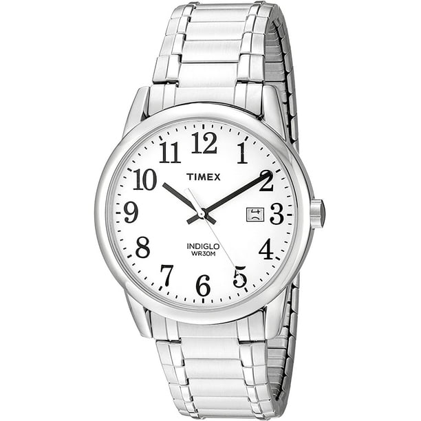Reloj Timex Easy Reader para Hombres 38mm, pulsera de Acero Inoxidable :  Timex: : Ropa, Zapatos y Accesorios