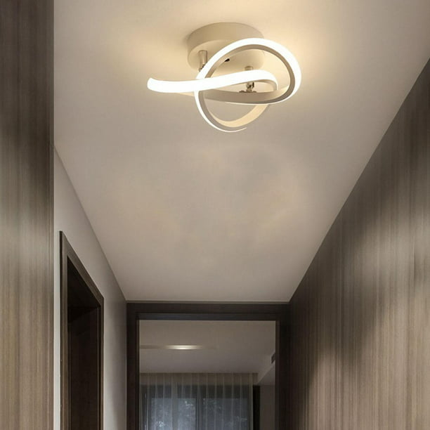 HOME NEAT Lámpara de techo LED acrílica moderno de 4 luces 18W Blanco  cálido