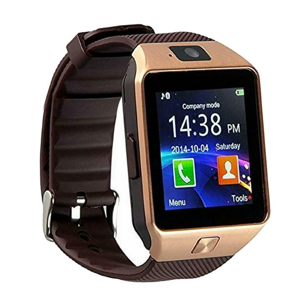 Injueey Reloj inteligente DZ09 Reloj de deportivo Compatible con tarjeta SIM  con pantalla táctil de 1,56 pulgadas Seguimiento de equipo remoto Type2 NO2