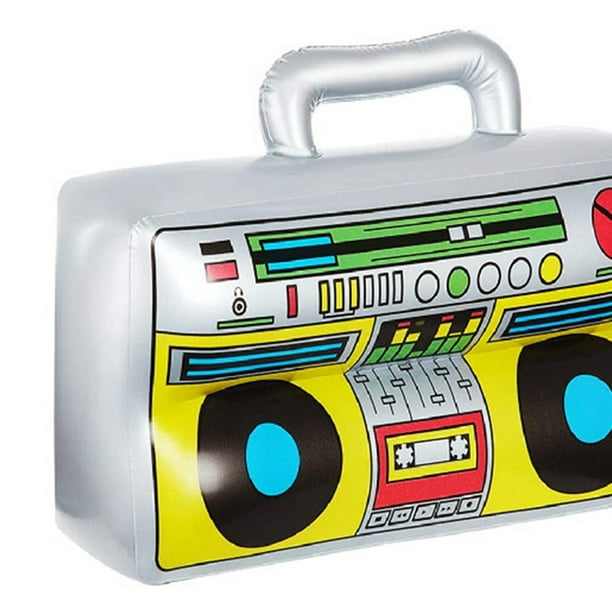 Accesorios de radio inflables de los años 80 y 90, decoraciones para  fiestas, suministros de cumpleaños (02) Hugtrwg Para Estrenar