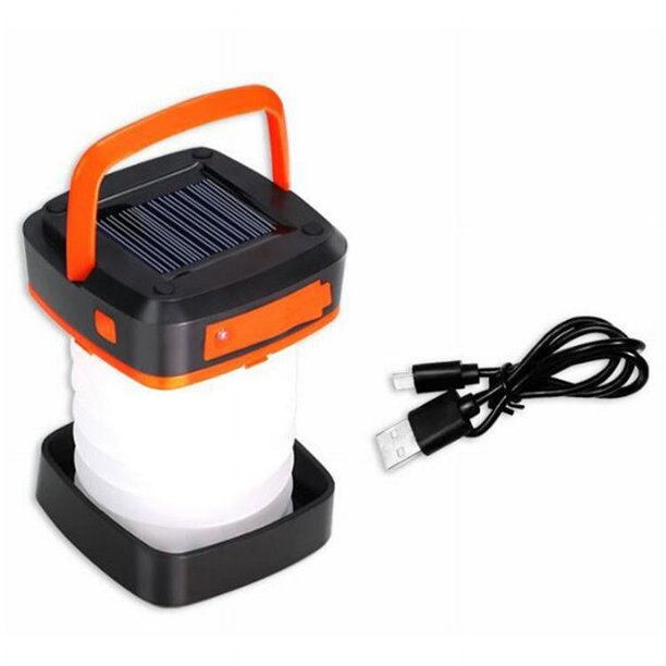 Linterna de camping recargable, luces LED para camping con 3 modos de luz,  linterna con cargador portátil impermeable para cortes de energía,  huracanes, caminatas de emergencia brillar Electrónica