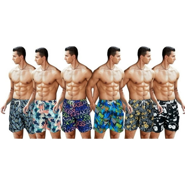 Shorts Hombre Verano Short Playa Traje Baño Con Forro Malla LOLE