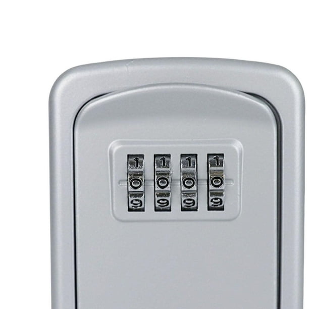 Muyoka Caja de seguridad para llaves MTFun Caja de seguridad para llaves  con código de 4 dígitos Caja de seguridad para llaves de seguridad montada  en la pared para exteriores Caja de