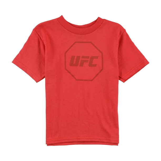 Camiseta gráfica con logotipo de octágono para niños de UFC, coral profundo  4T UFC Graphic Tee