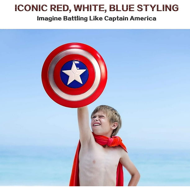 Captain America Shield Disfraz de Capitán América Escudo para niños Disfraz  de superhéroe YONGSHENG 8390606804020