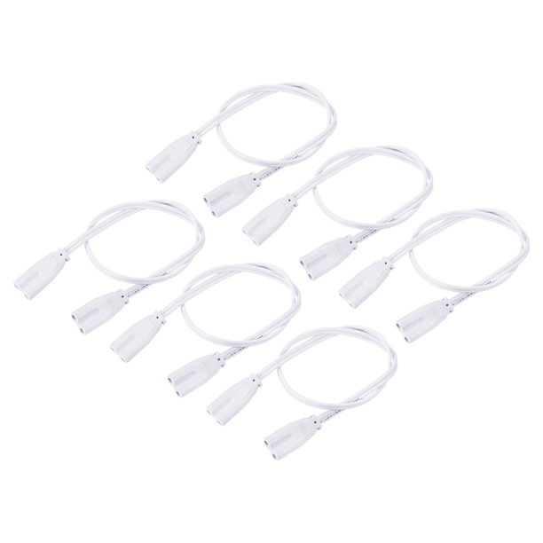 SHOPLED Paquete de 4 cables de conexión de luz LED T5 T8 de 6 pies, cables  de cable enlazables de doble extremo para lámpara de tubo LED, lámpara de