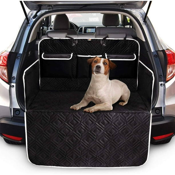 Protector de maletero de coche para perros con 3 bolsillos - Transportín  para perros resistente al a brillar Electrónica