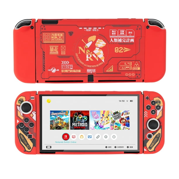 Set De Funda Protector Carcasa Case Para Nintendo Switch Oled