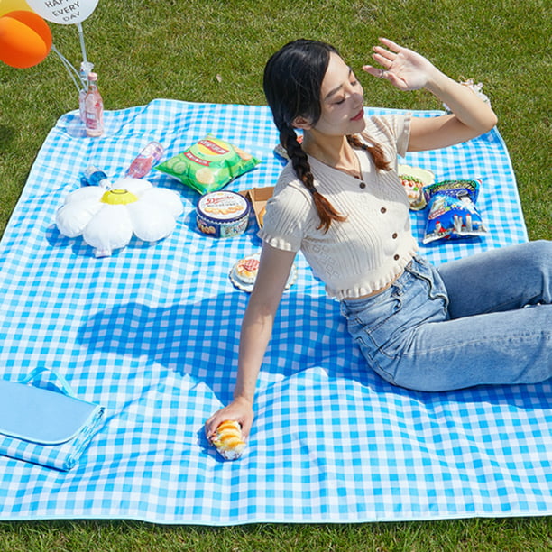 Manta impermeable de algodón para picnic