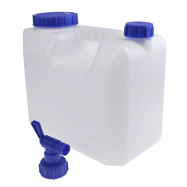 AnMeelin Bidón de agua con grifo, 18 litros, dispensador de agua, para  llevar agua, camping, viajes al aire libre y camping
