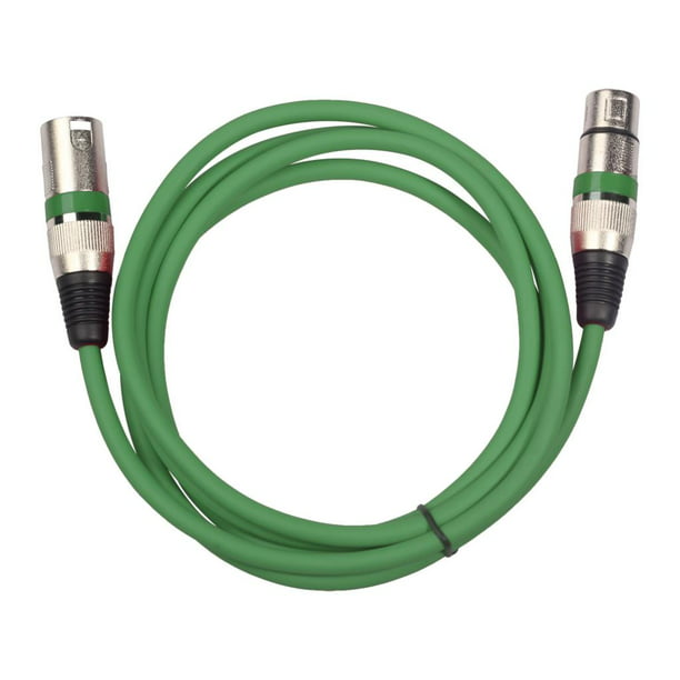 Cable de XLR de para micrófono, Cable de extensión hembra para micrófono,  1m/5m/10m/20m 65 pies Yuyangstore Cable de micrófono