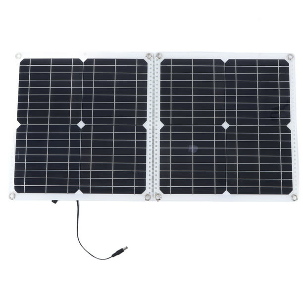 Kit Panel Solar Portátil Plegable 70 W, Salida Usb 4 Cc Cargar