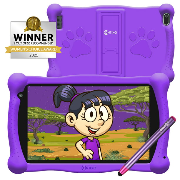 Tablet Contixo V10 para niños, 7 pulgadas HD, para edades 3-7, con control  parental - Android de Contixo V10 Purple
