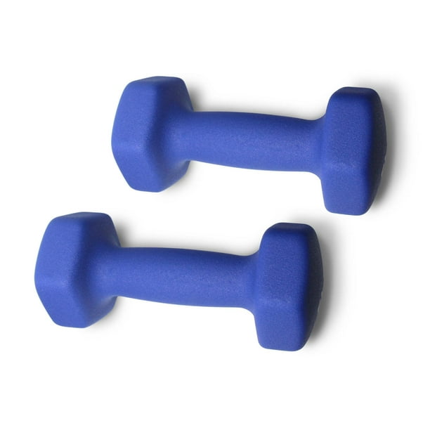 Abadia - Juego de 2 Mancuernas Hexagonales 6 kg de Neopreno Color Azul   Pesas Disponibles en Pesos de 0,5 kg a 8 kg : : Deportes y aire  libre