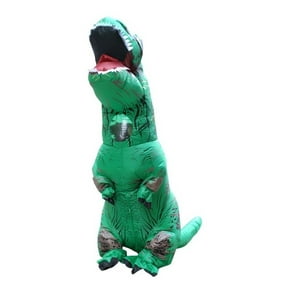 Disfraz Dinosaurio Traje Inflable RACK &amp; PACK Verde T-rex Jurasico Adulto Aire